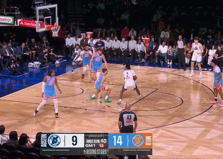 英雄联盟直播-杨瀚森8分钟10分闪耀新秀赛！三分、突破样样都有